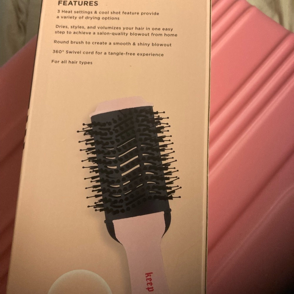 Hair Dryer Brush - Pink Juicy Couture